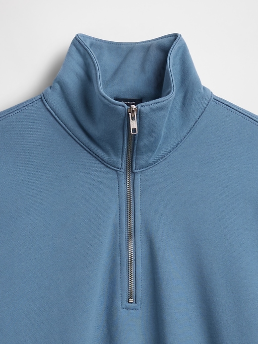 pull-over oversize à col zippé épais