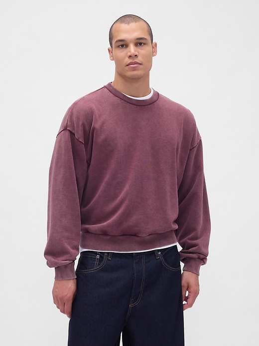 sweat-shirt court épais
