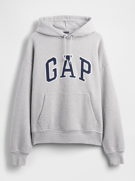 sweat à capuche oversize en molleton français extra épais avec logo