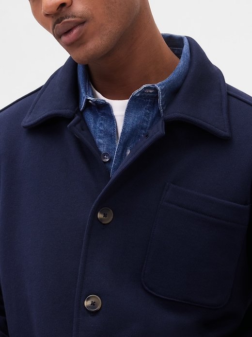 veste de travail en molleton français