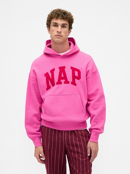 sweat à capuche vintagesoft avec logo nap