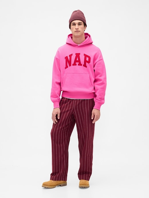 sweat à capuche vintagesoft avec logo nap