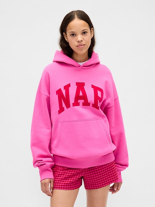 sweat à capuche vintagesoft avec logo nap