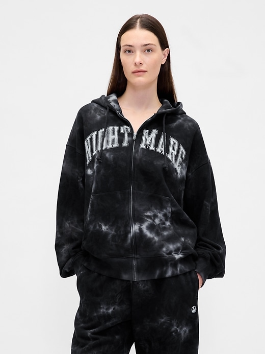 sweat à capuche zippé épais gap × disney lÉtrange noël de monsieur jack de tim burton