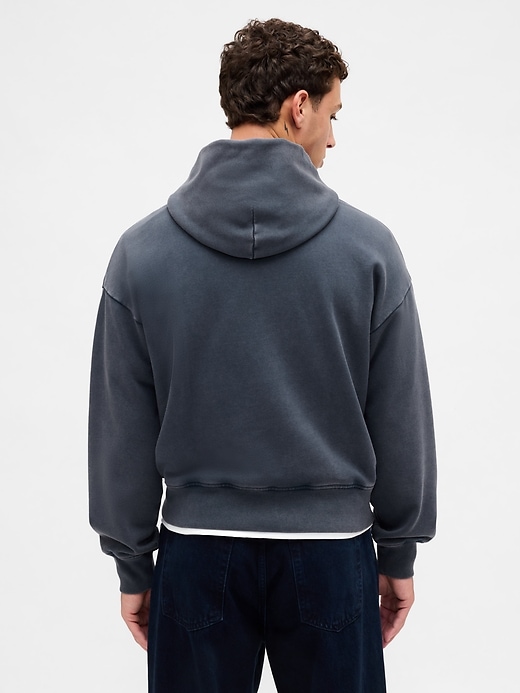 sweat à capuche oversize épais avec logo