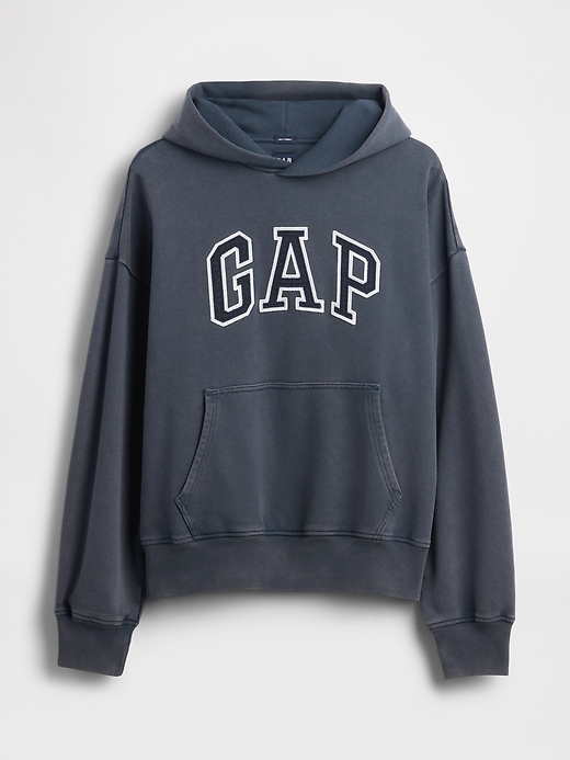 sweat à capuche oversize épais avec logo