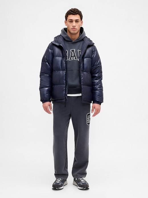 pantalon de survêtement épais et décontracté avec logo