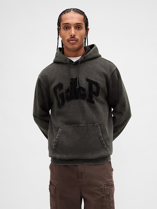 sweat à capuche vintagesoft avec logo brannan bear