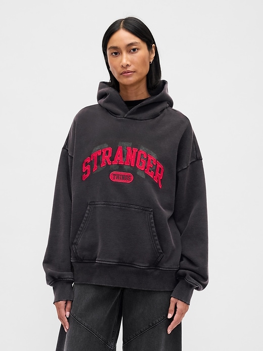 sweat à capuche épais pour adulte stranger things