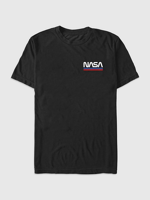 t-shirt graphique avec logo de la nasa