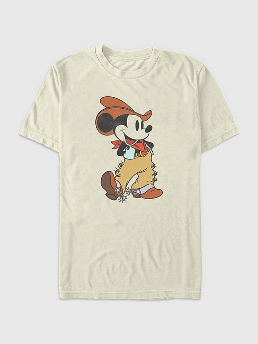 t-shirt graphique mickey mouse cowboy