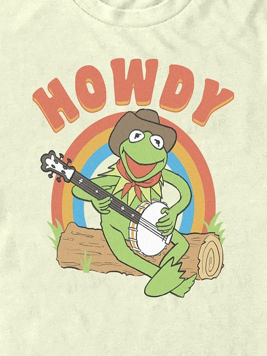 t-shirt graphique muppets howdy kermit