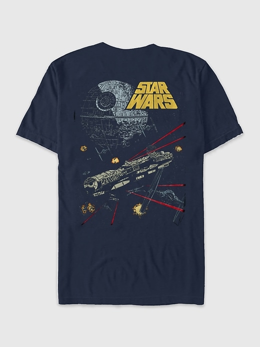 t-shirt graphique vintage star wars galaxy