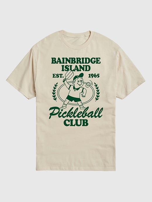 t-shirt graphique à manches courtes pickleball club