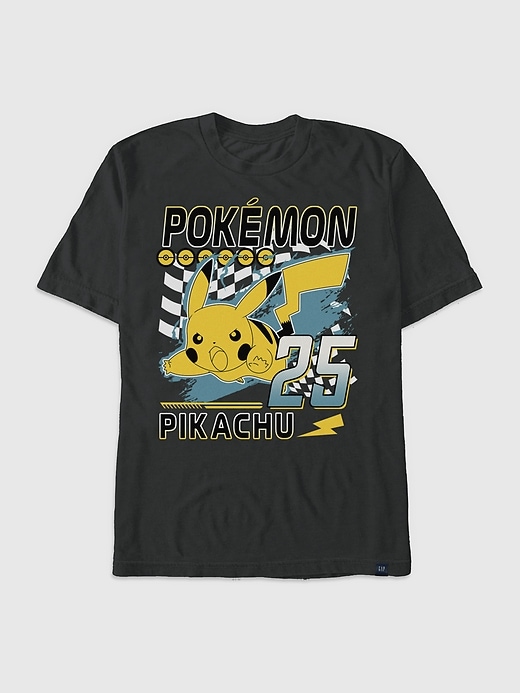 t-shirt graphique pokémon pikachu racing