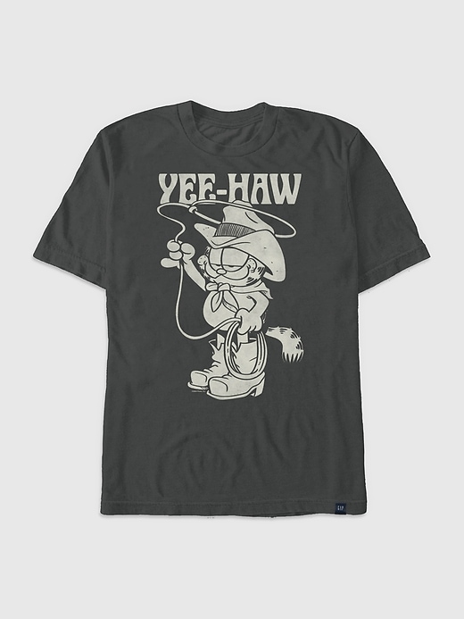 t-shirt graphique garfield yee-haw