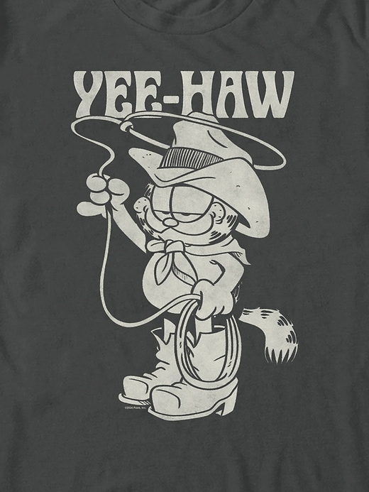 t-shirt graphique garfield yee-haw
