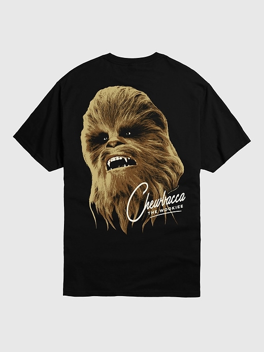 t-shirt à manches courtes star wars chewbacca à leffigie de chewbacca