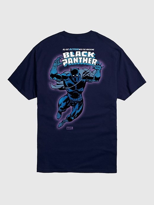 t-shirt à manches courtes marvel black panther