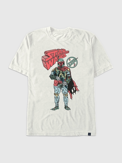 t-shirt graphique vintage star wars boba fett