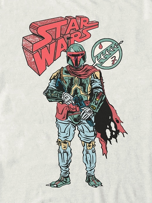 t-shirt graphique vintage star wars boba fett