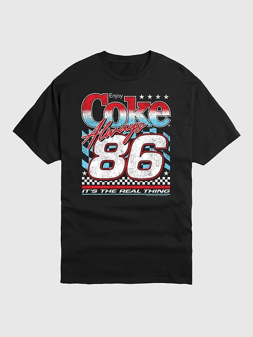 t-shirt graphique coca-cola americana racing