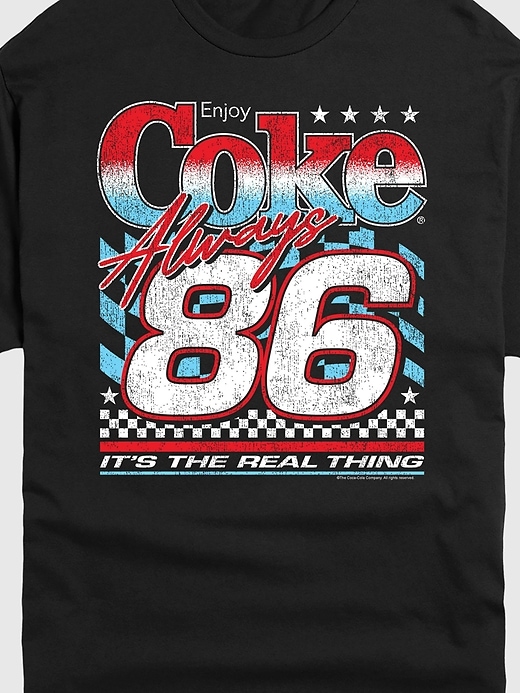t-shirt graphique coca-cola americana racing
