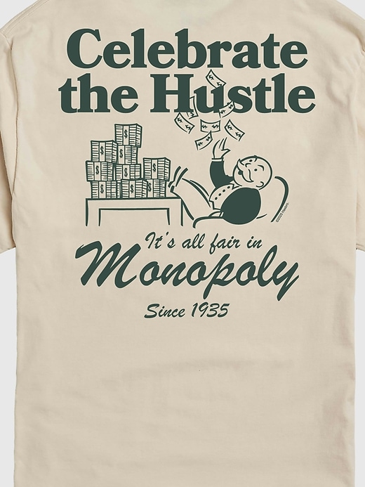 t-shirt graphique monopoly célébrons lesprit dentreprise