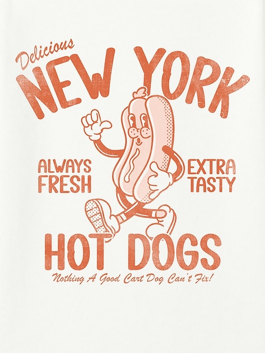 t-shirt graphique vieilli new york