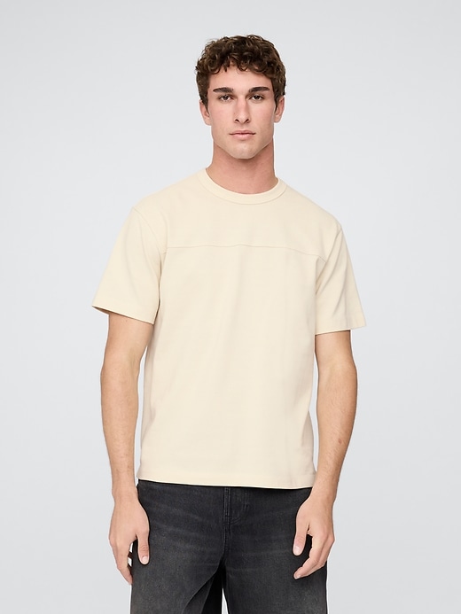 t-shirt décontracté en piqué