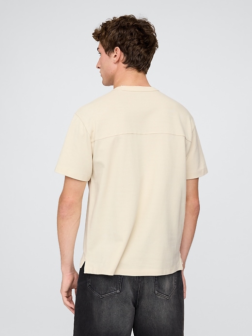 t-shirt décontracté en piqué