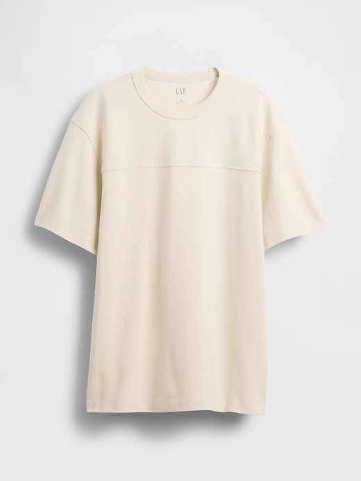t-shirt décontracté en piqué