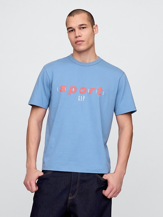 t-shirt à logo gap sport