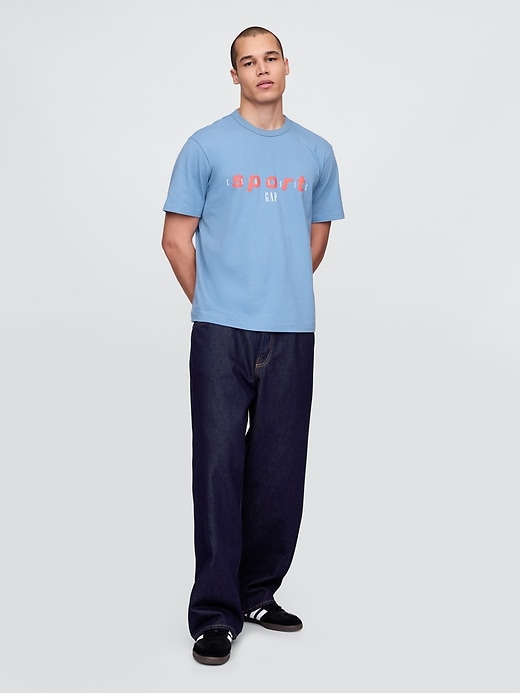 t-shirt à logo gap sport