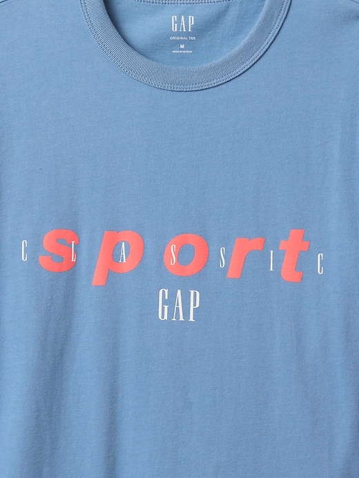 t-shirt à logo gap sport