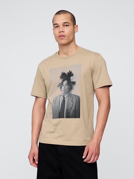 t-shirt graphique décontracté basquiat