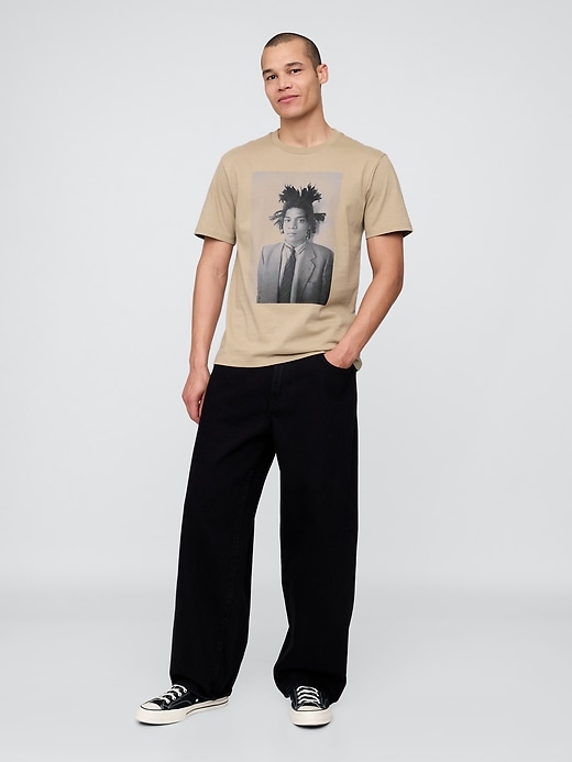 t-shirt graphique décontracté basquiat
