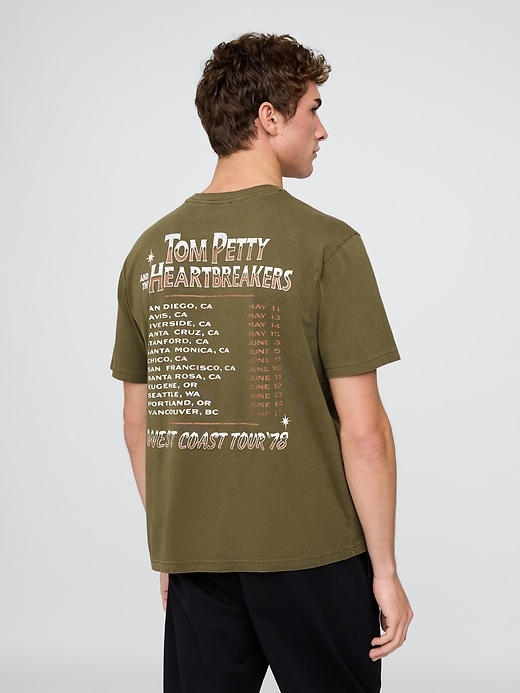 t-shirt graphique décontracté tom petty and the heartbreakers