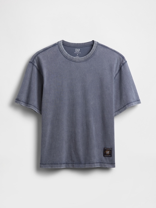 t-shirt graphique court épais
