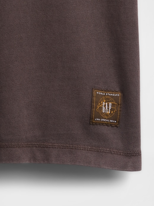 t-shirt graphique court épais