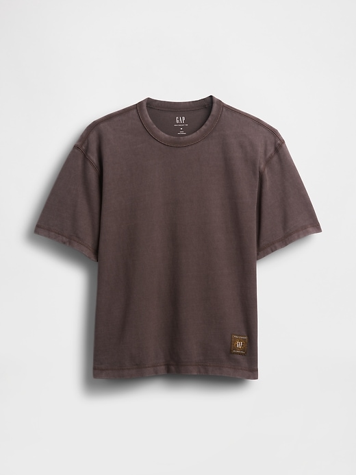 t-shirt graphique court épais