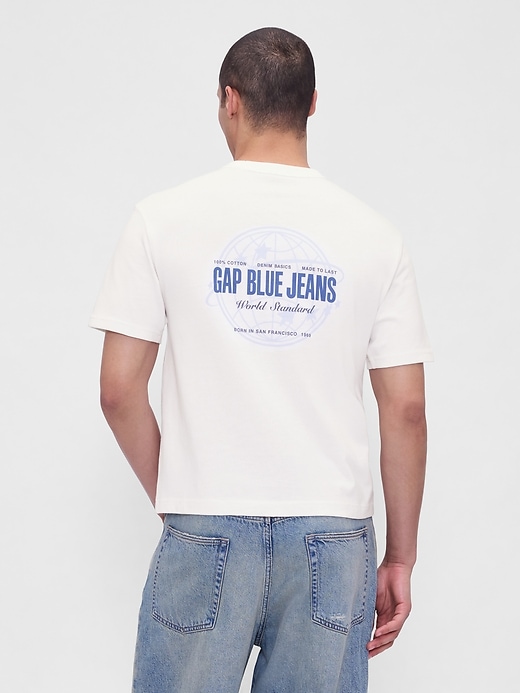 t-shirt graphique court épais