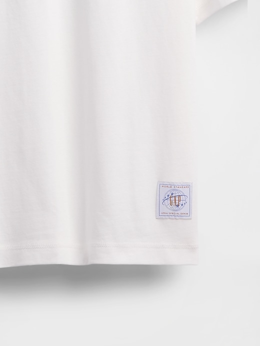 t-shirt graphique court épais