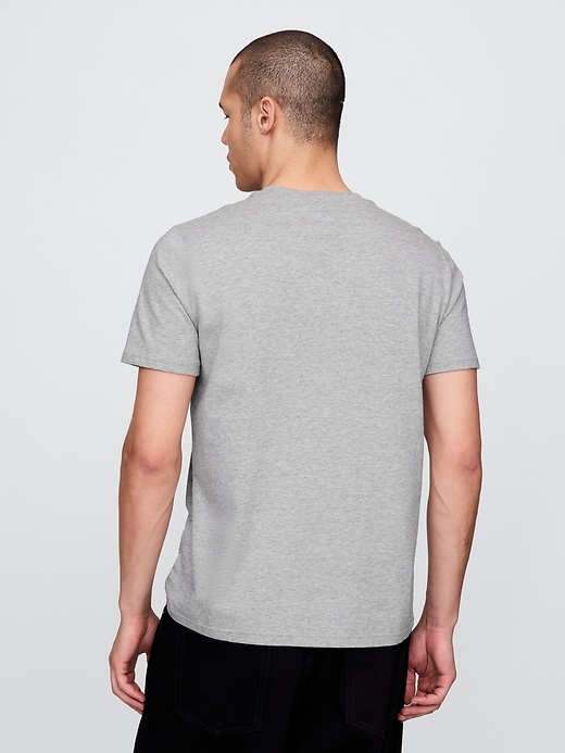 t-shirt à poche en coton biologique pour adulte