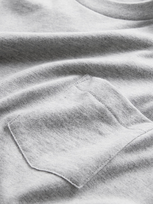 t-shirt à poche en coton biologique pour adulte