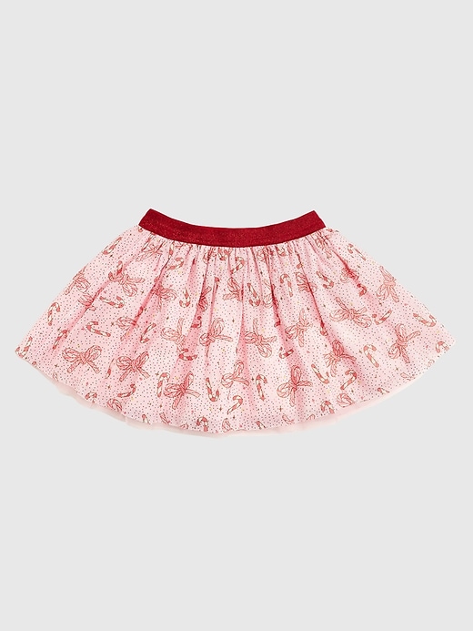 tutu de noël imprimé avec nœud en forme de canne à sucre sweet wink