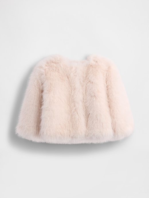veste en fausse fourrure pour tout-petit