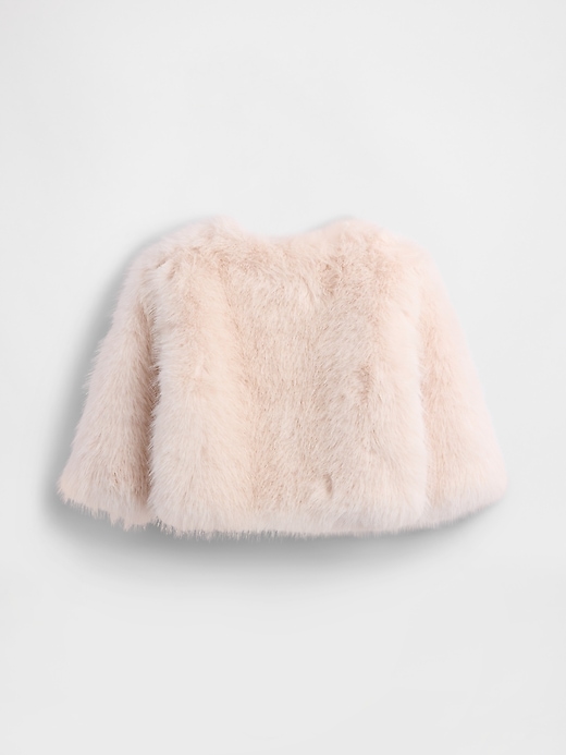 veste en fausse fourrure pour tout-petit