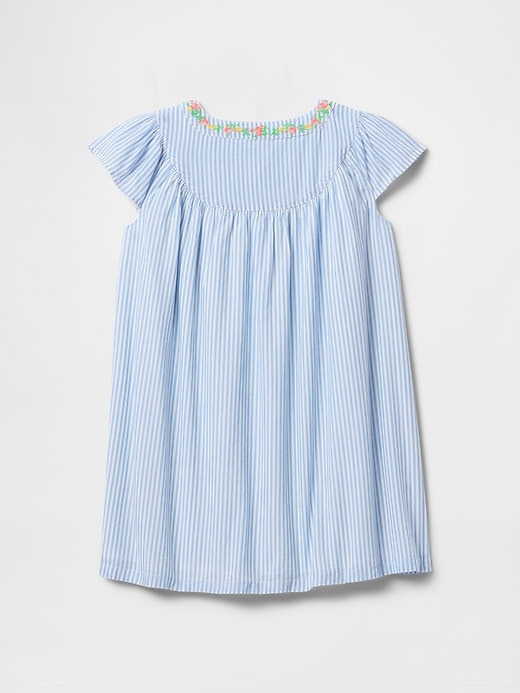 robe-chemise à manches papillon pour bébé et tout-petit