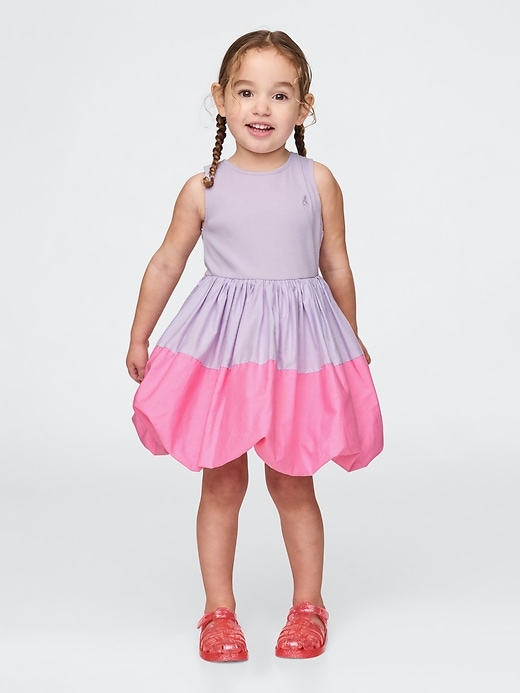 robe à bulles en techniques mixtes pour bébé et tout-petit